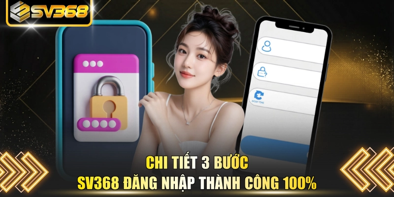 Chi tiết 3 bước SV368 đăng nhập thành công 100%