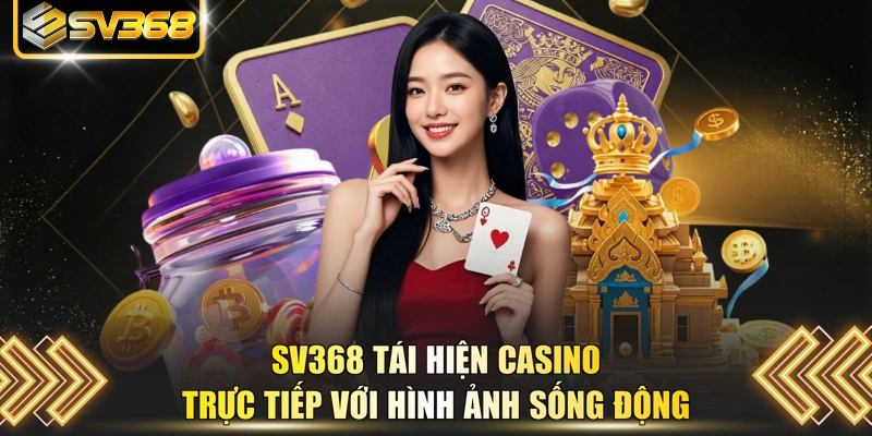 SV368 tái hiện casino trực tiếp với hình ảnh sống động 